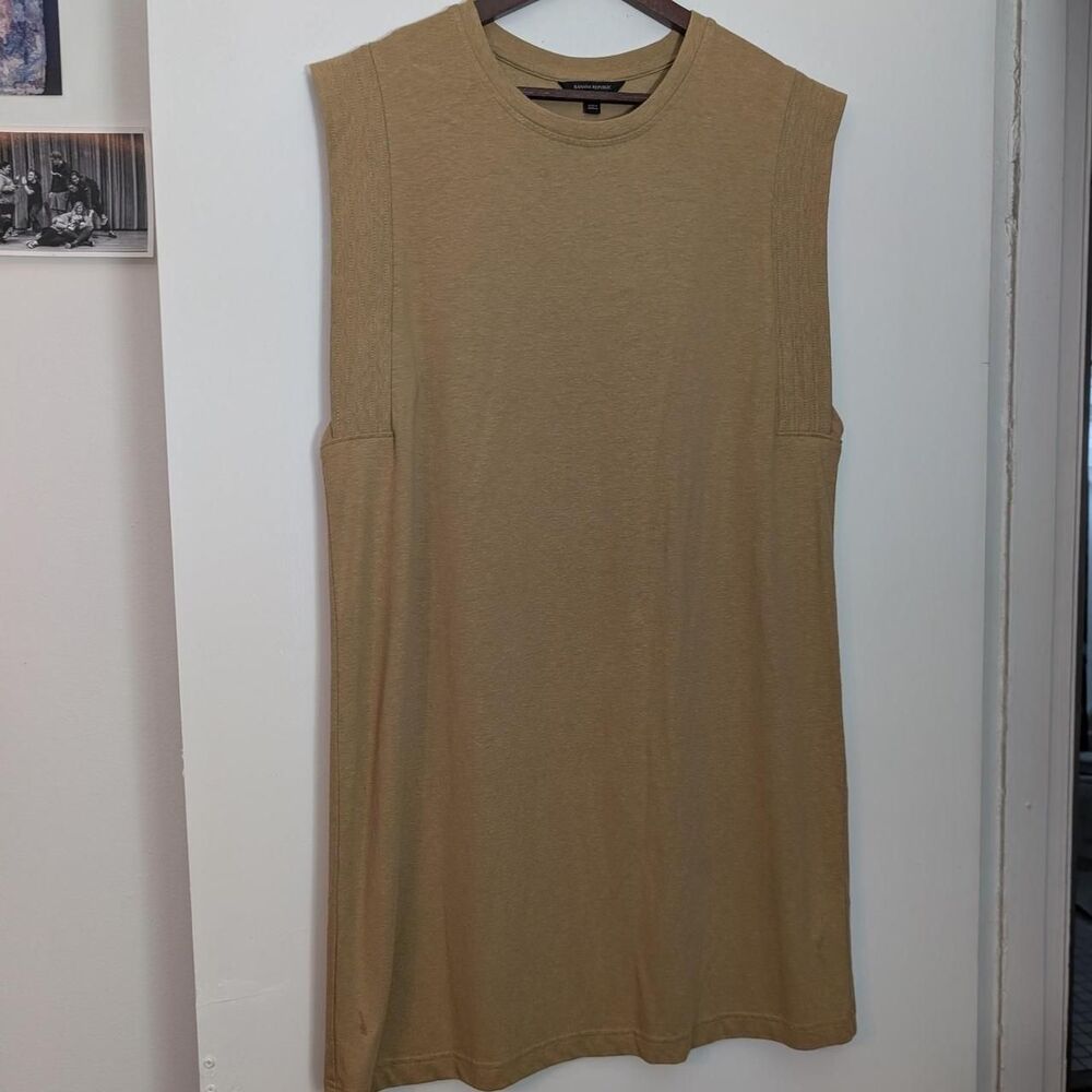 Banana Republic Women's Tan Sleeveless Dress